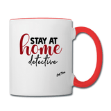 Stay at home detective - white/red
