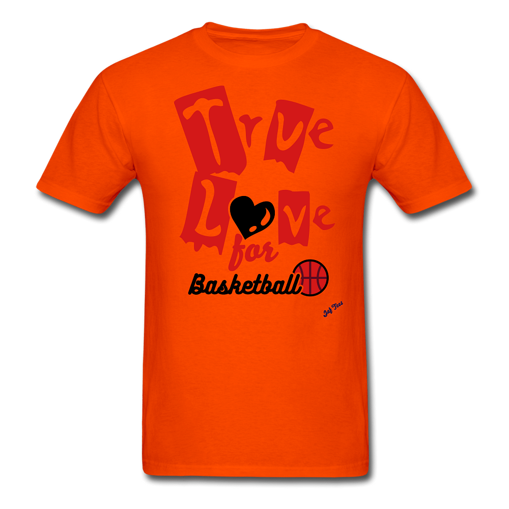 True love for Basketball - orange
