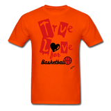 True love for Basketball - orange