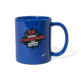 Merry Christmas & happy New Year - royal blue