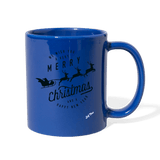 Merry Christmas & happy New Year - royal blue