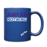 Just do nothing - royal blue