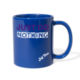 Just do nothing - royal blue