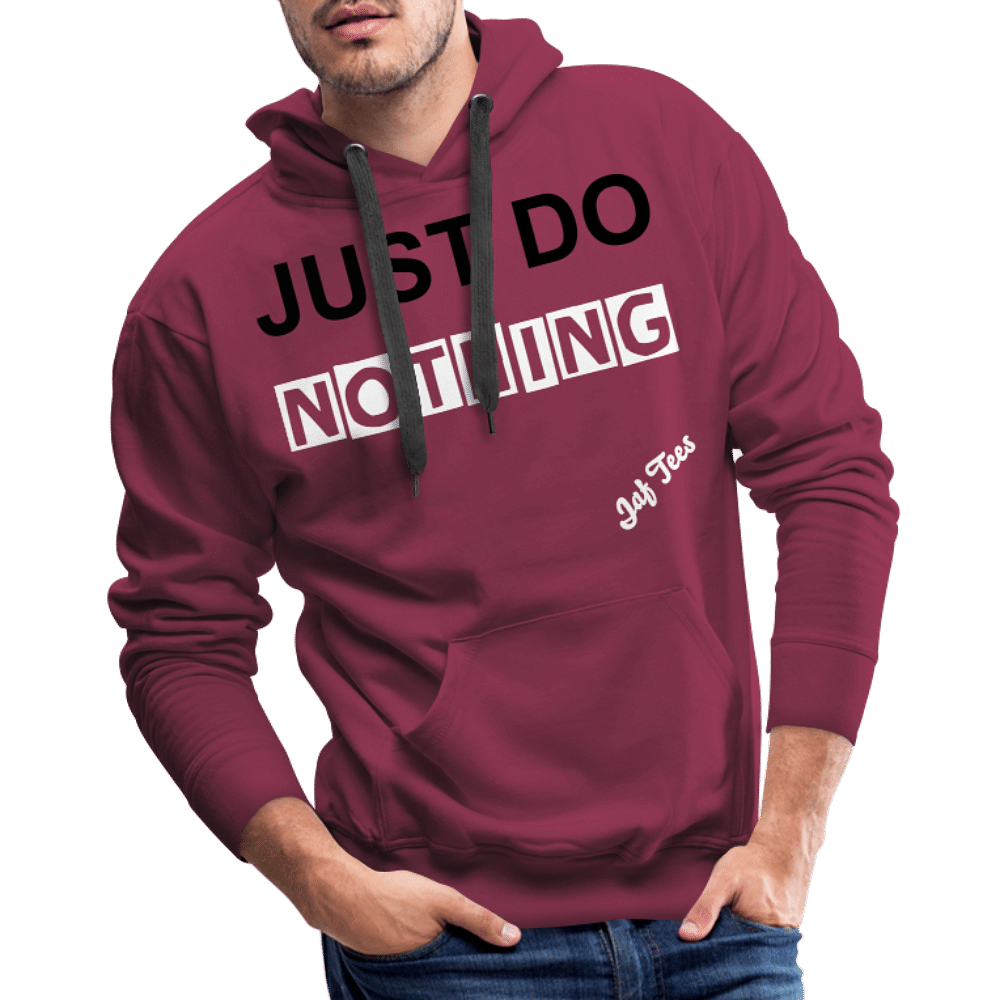 Just do nothing - burgundy