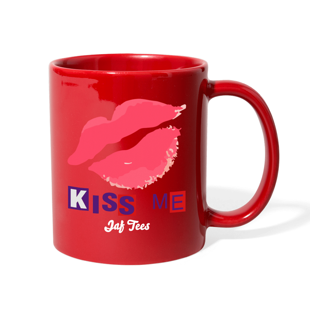 Jaf Tees Kiss Me - red