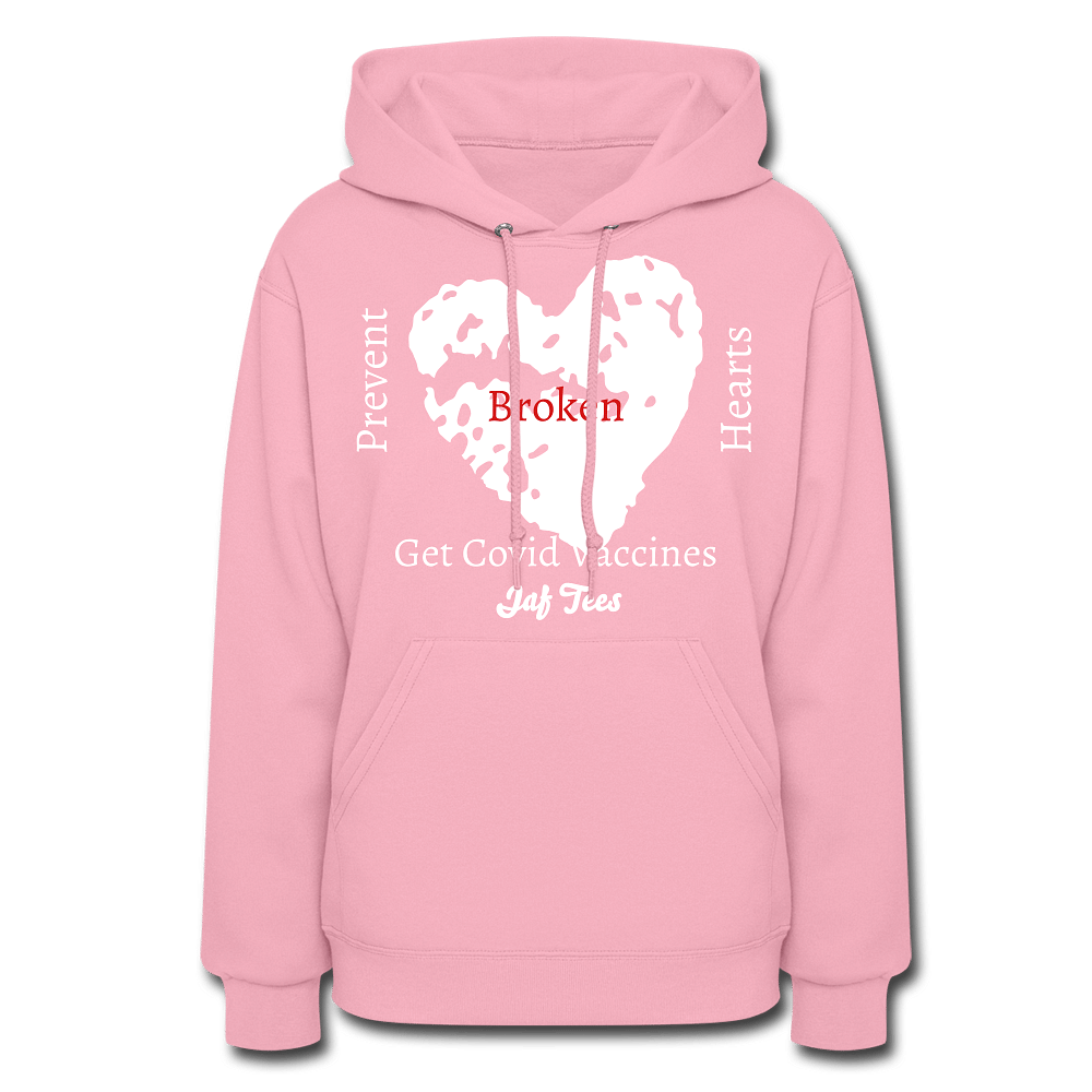Prevent Broken Hearts Get Covid Vaccines - classic pink