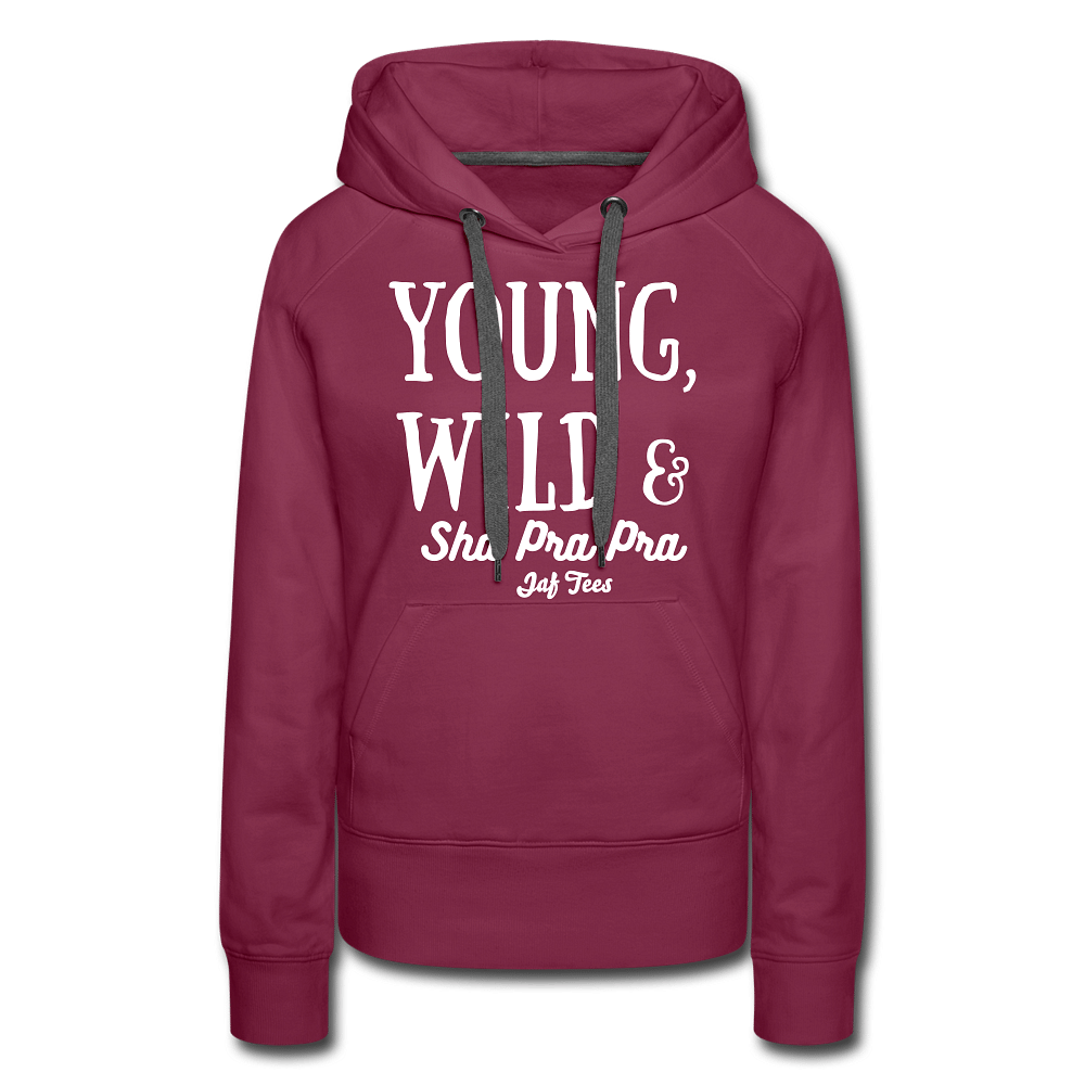 Young,Wild & Sha Pra Pra - burgundy