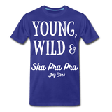 Young,Wild & Sha Pra Pra - royal blue
