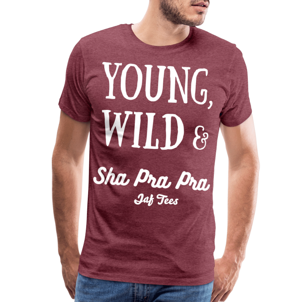 Young,Wild & Sha Pra Pra - heather burgundy