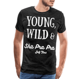 Young,Wild & Sha Pra Pra - charcoal grey