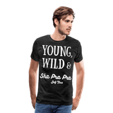 Young,Wild & Sha Pra Pra - charcoal grey