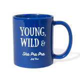 Young,Wild & Sha Pra Pra - royal blue