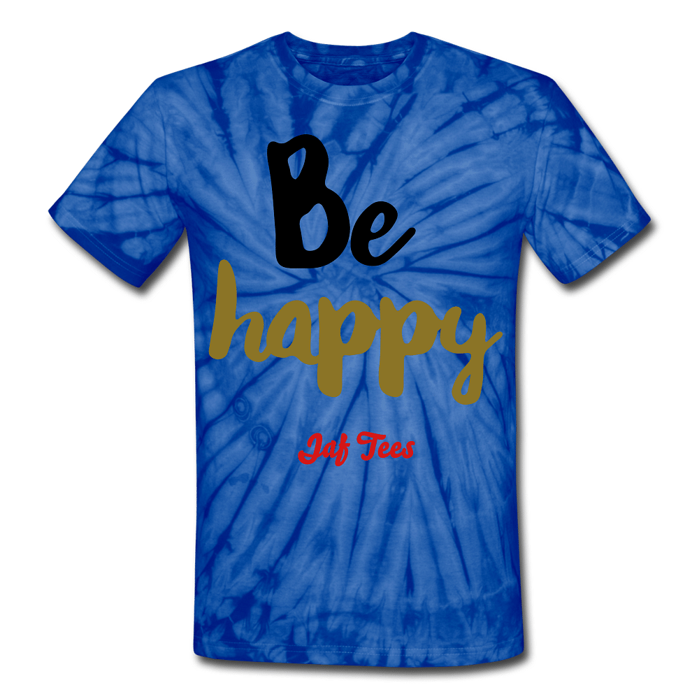 Be Happy - spider blue