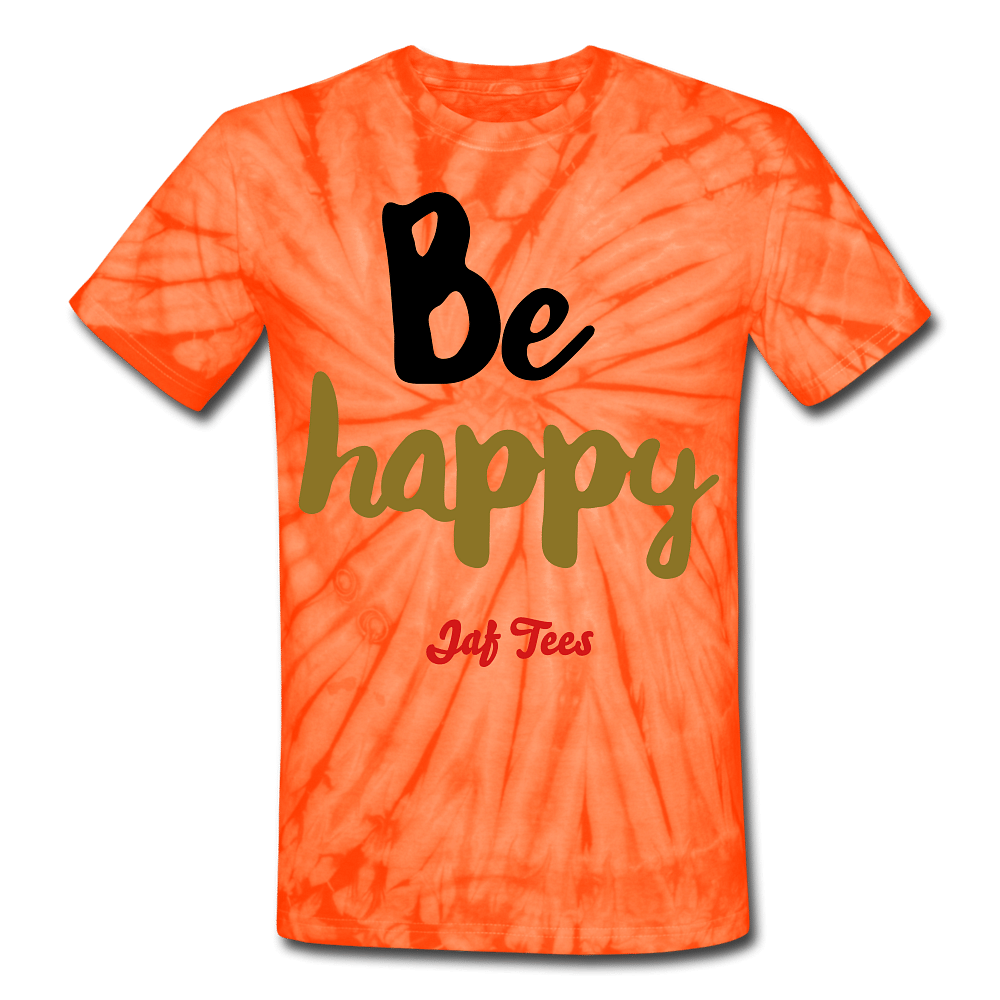 Be Happy - spider orange