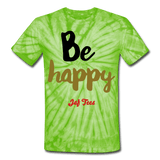 Be Happy - spider lime green