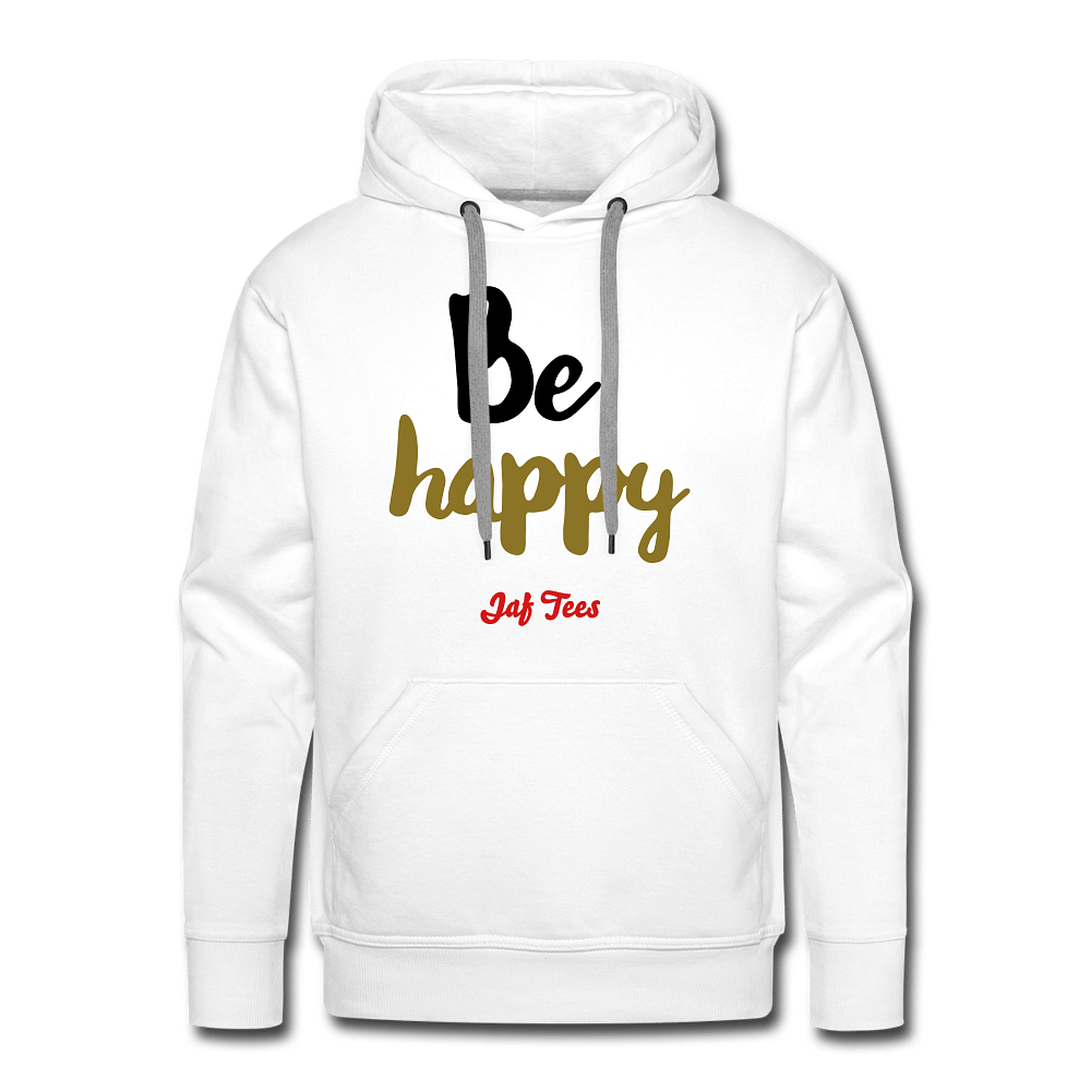 Be Happy - white