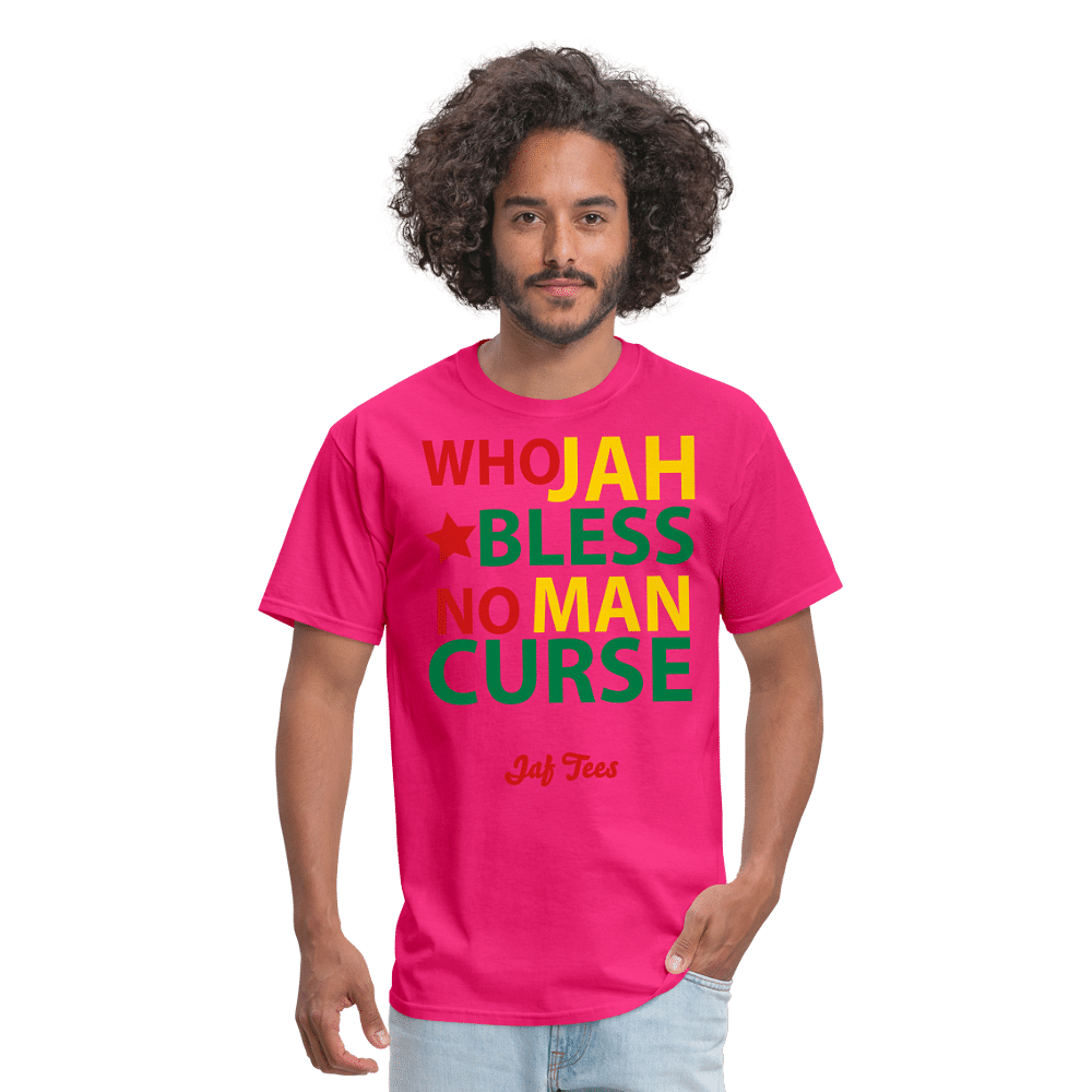 Who Jah Bless No Man Curse - fuchsia