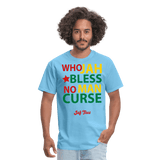 Who Jah Bless No Man Curse - aquatic blue