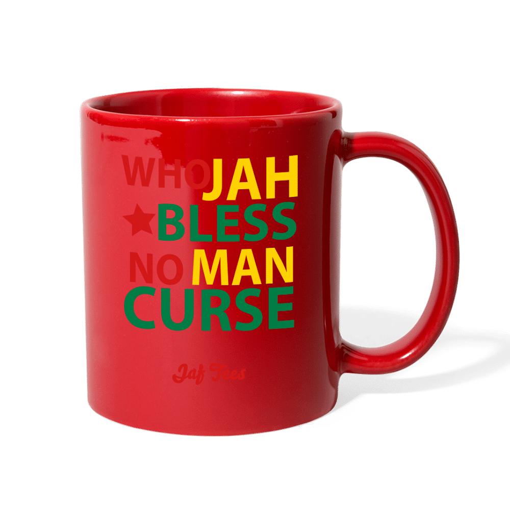 Who Jah Bless No Man Curse - red