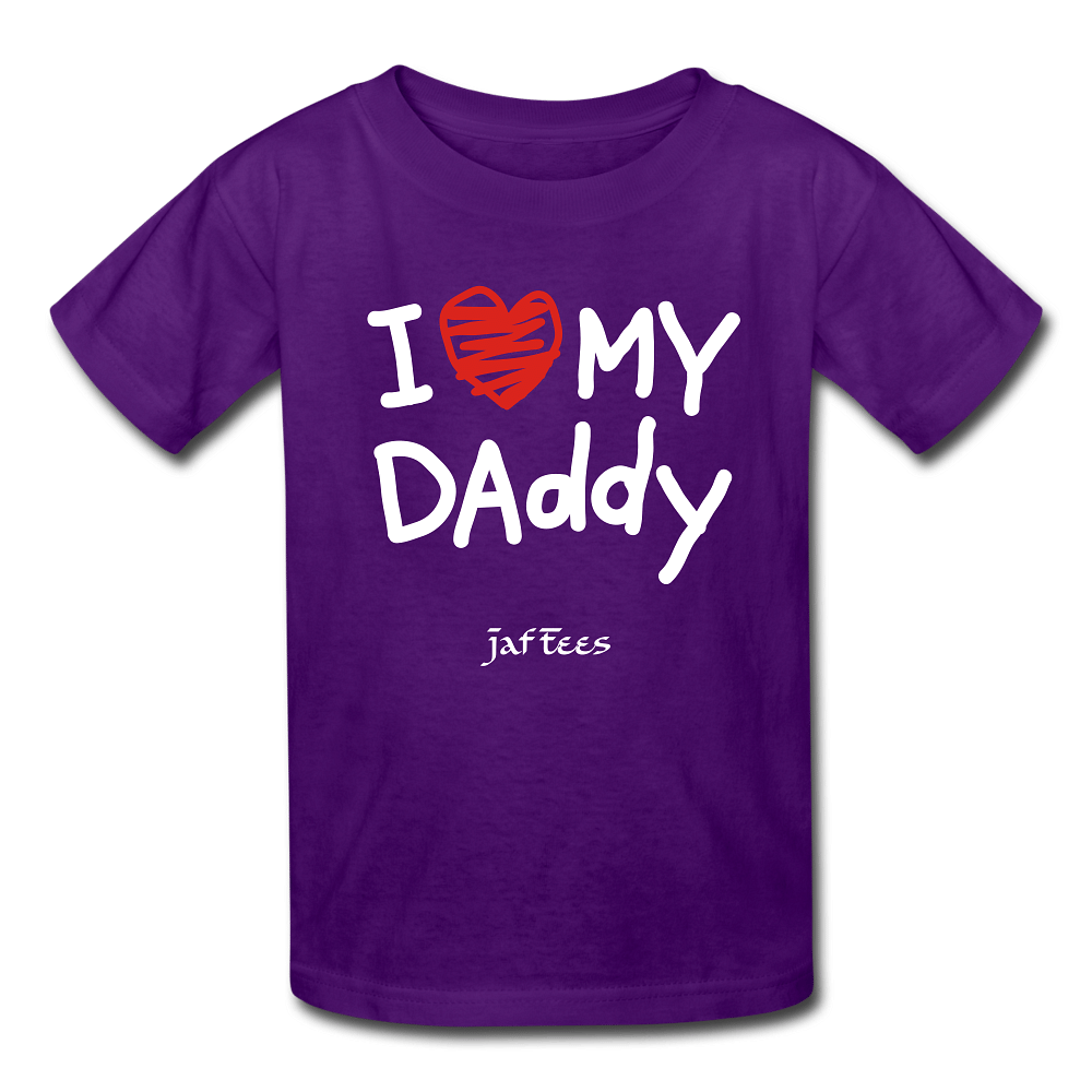 I Love My Daddy - purple