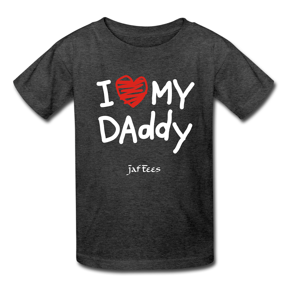 I Love My Daddy - heather black