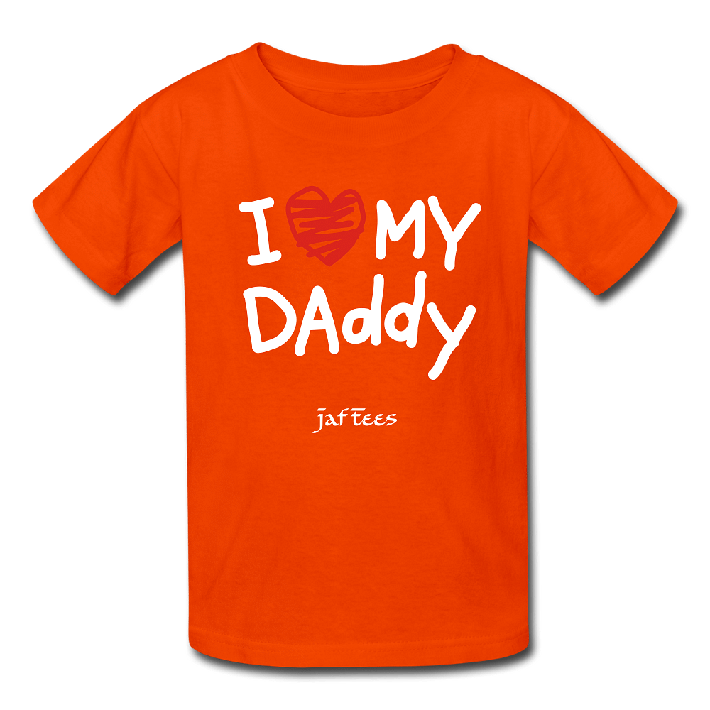 I Love My Daddy - orange