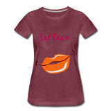 Jaf Tees - heather burgundy