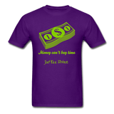 Money can't buy time - purple