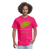 Money can't buy time - fuchsia