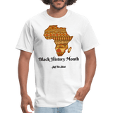 Black History Month - white