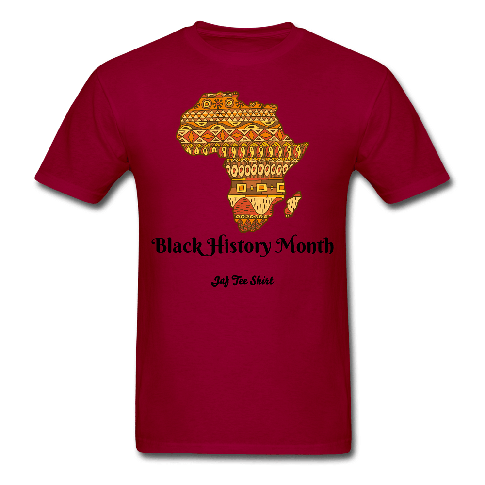 Black History Month - dark red