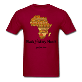 Black History Month - dark red