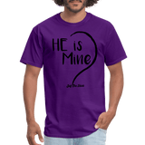 He is mine - purple