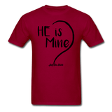 He is mine - dark red