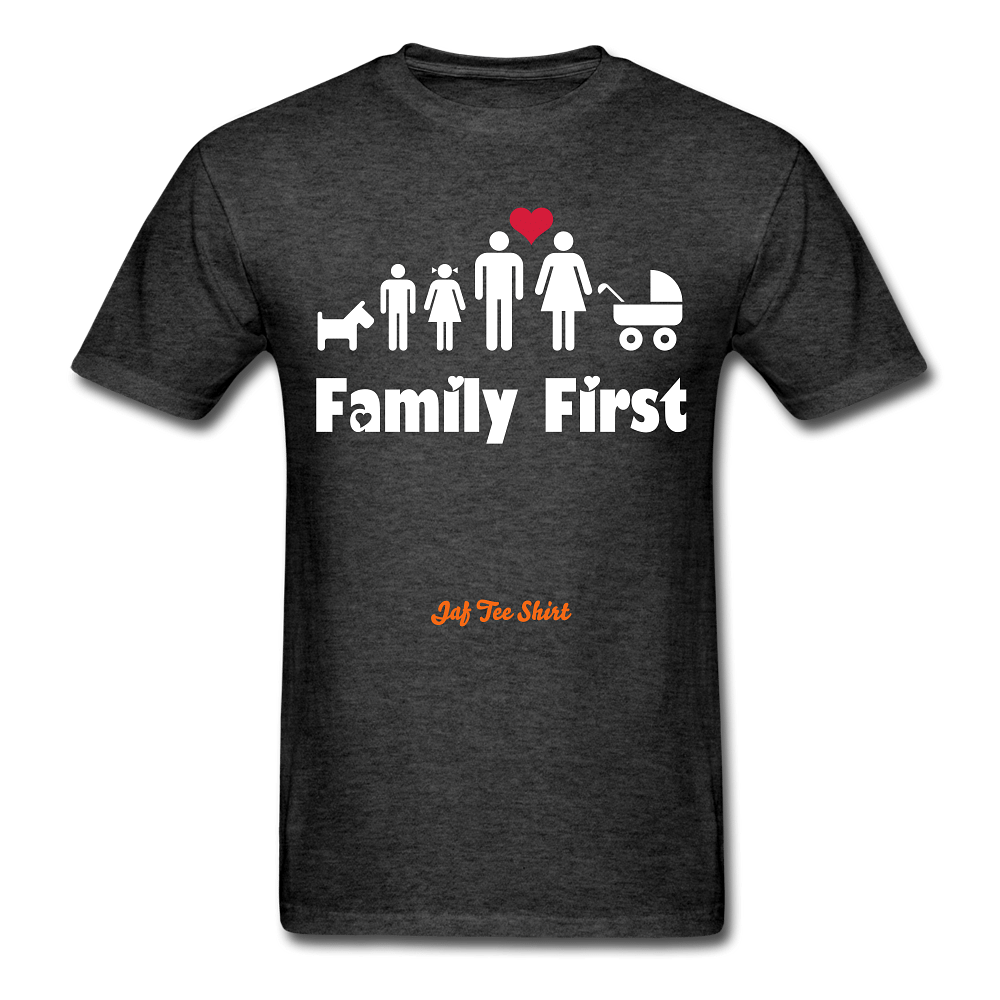 Family First - heather black