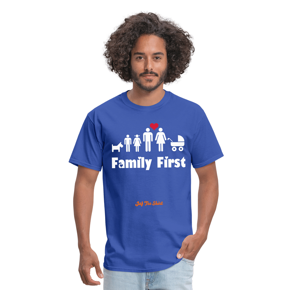 Family First - royal blue