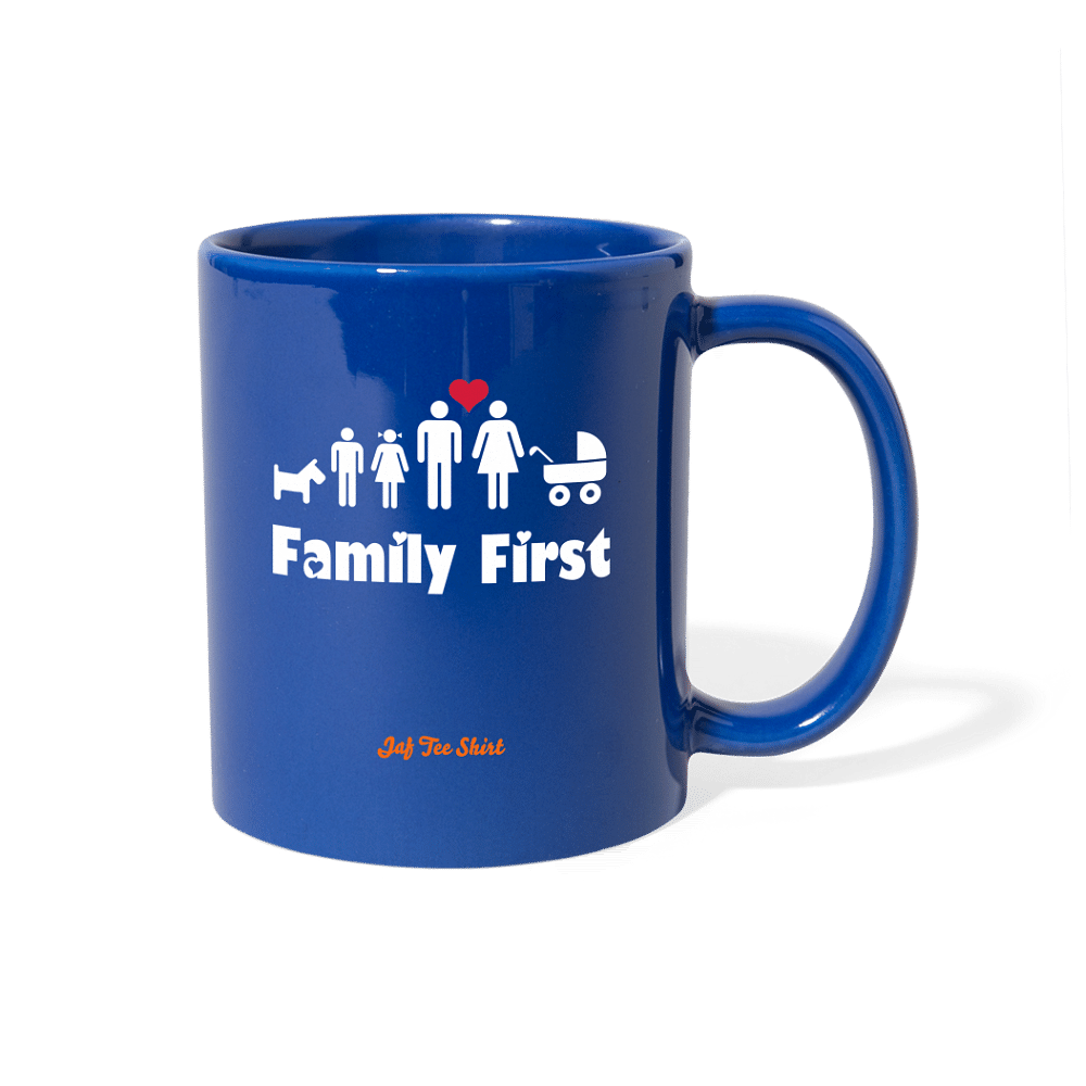 Family First - royal blue