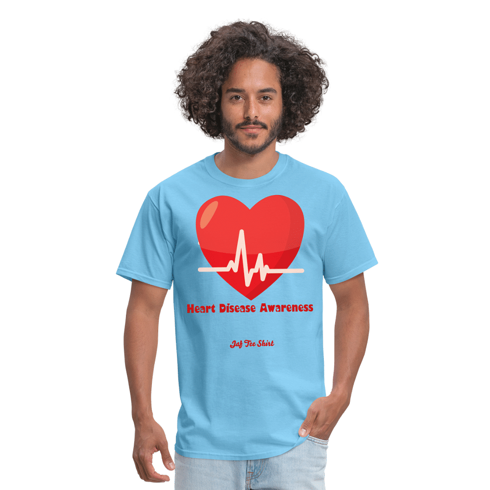 Heart Disease Awareness - aquatic blue
