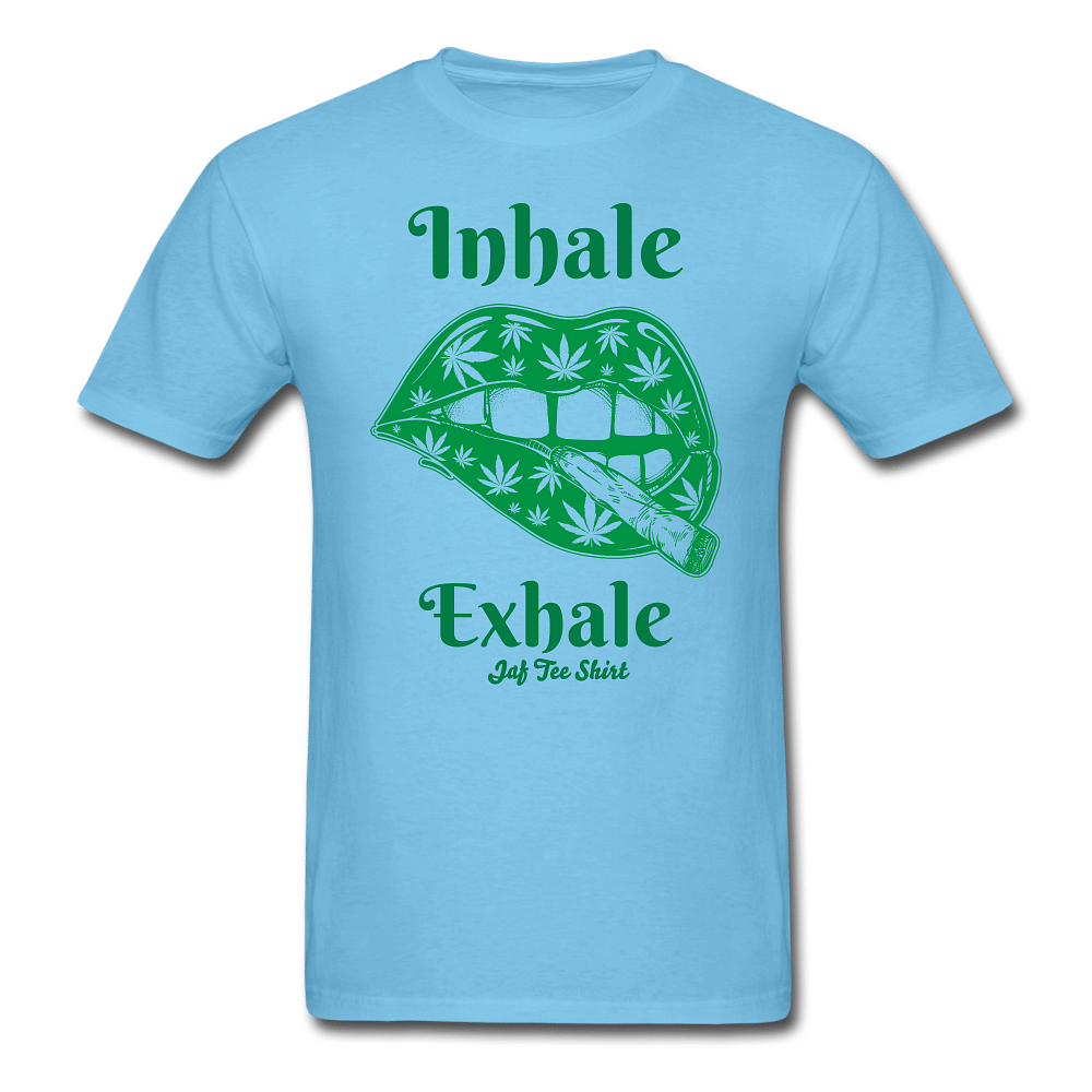 Inhale Exhale - aquatic blue