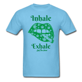 Inhale Exhale - aquatic blue