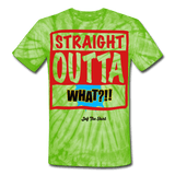 Straight Outta What?!! - spider lime green
