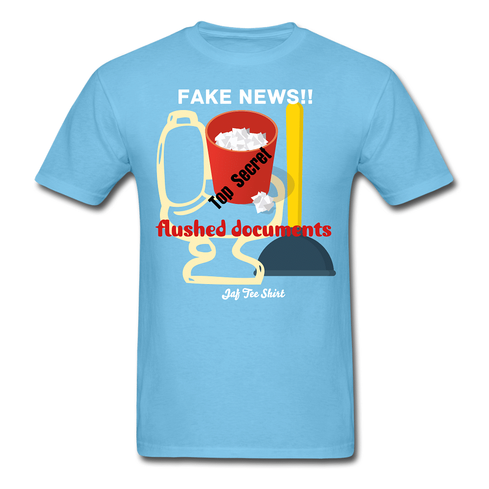 Fake News - aquatic blue