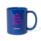 Happy Valentine's Day - royal blue