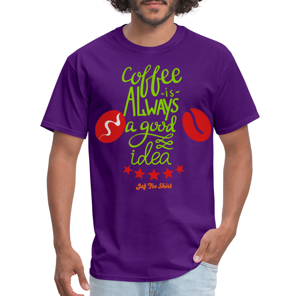 Coffee is Always a good idea - purple