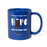 Never think your situation is Worst - there is always hope - royal blue