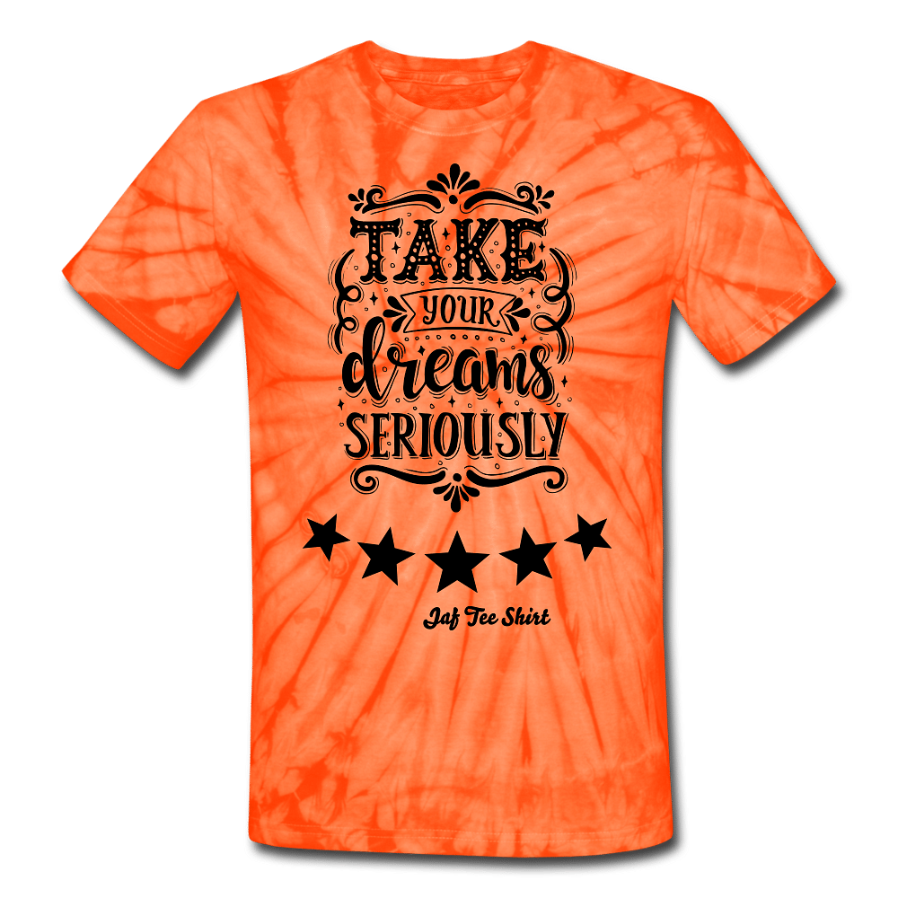 Take Your Dreams Seriously - spider orange