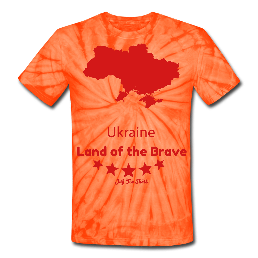 Ukraine Land of the Brave - spider orange