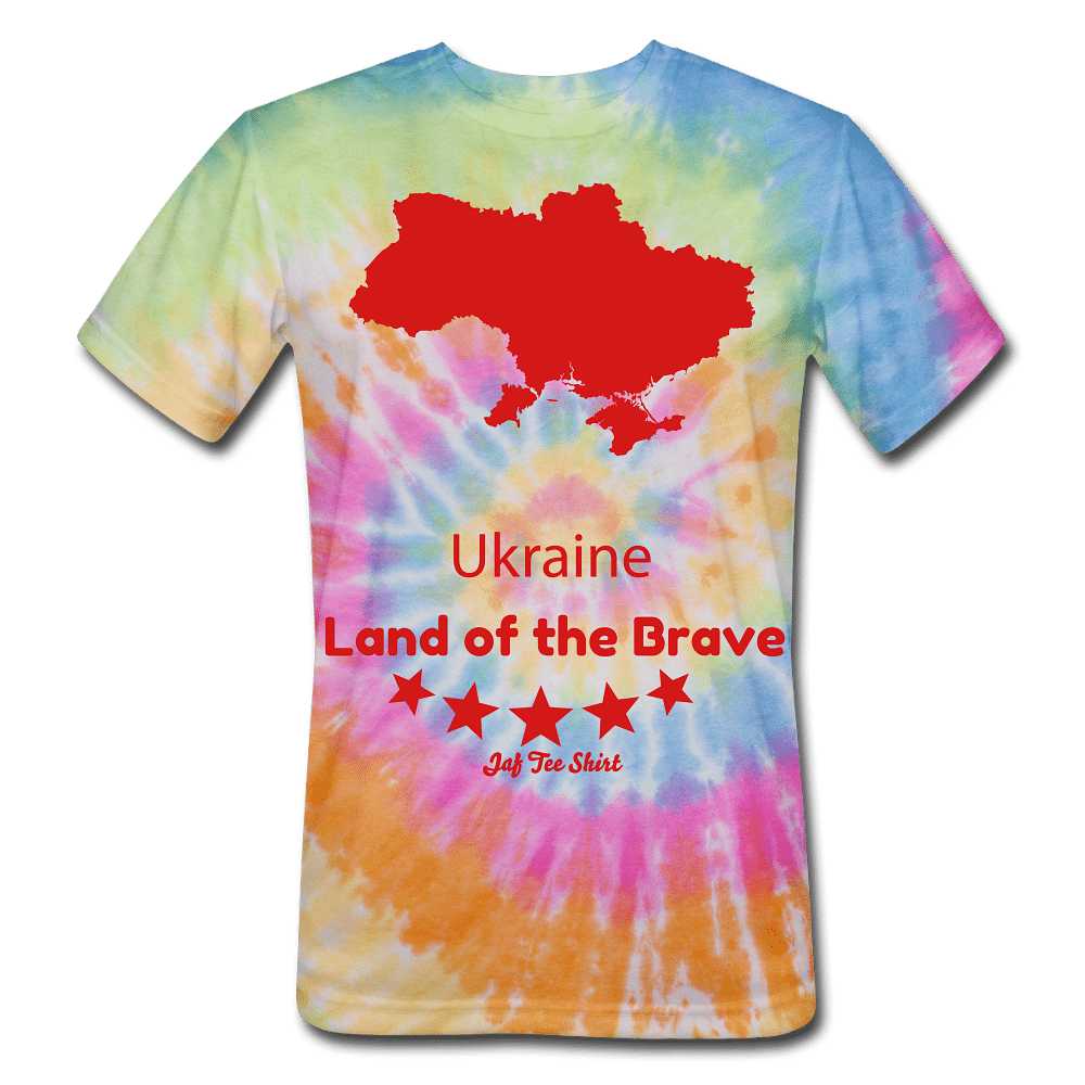 Ukraine Land of the Brave - rainbow