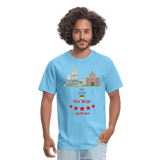 No War - aquatic blue