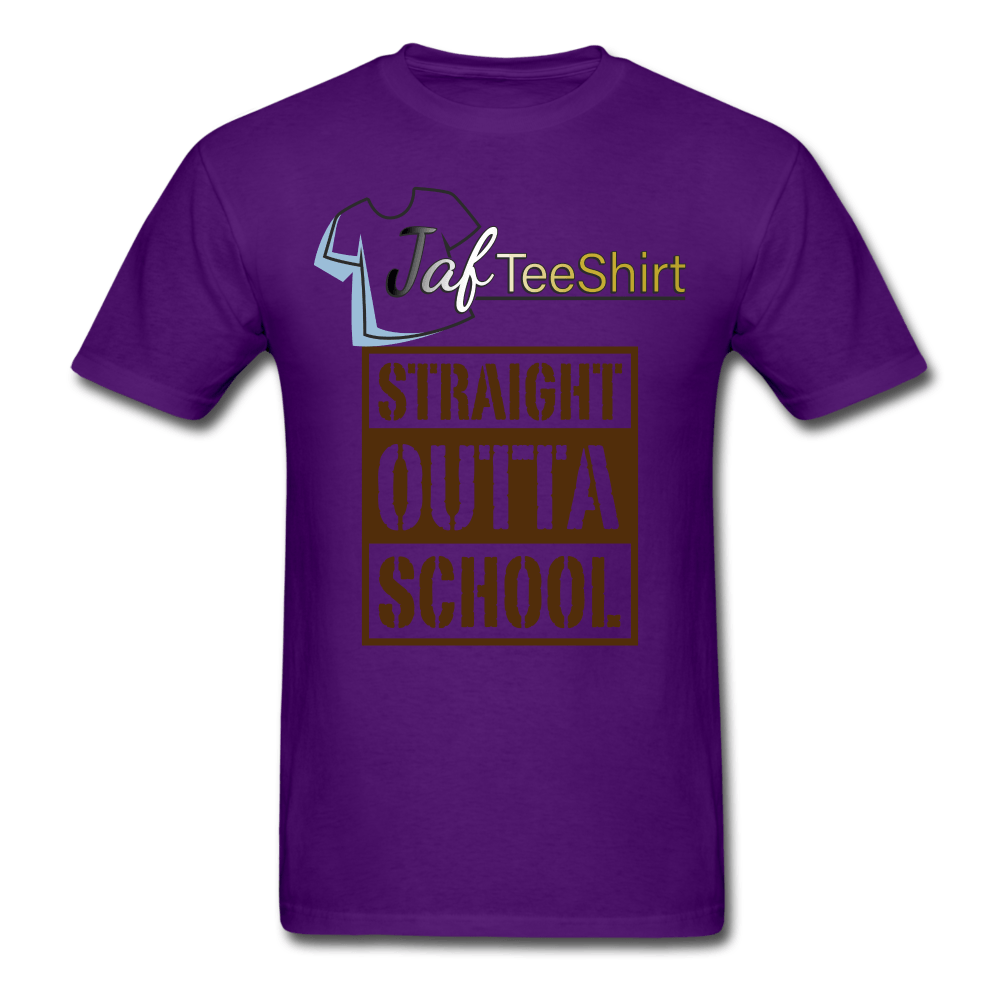 Straight Outta School - purple